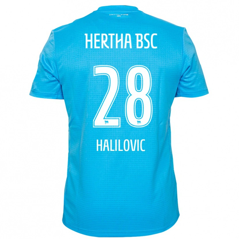 Danxen Damen Din Halilovic #28 Trikot Hellblau Weiß Torwarttrikot 2025/26 Schweiz