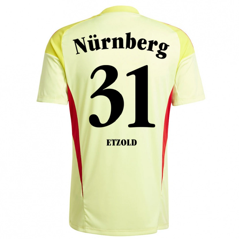 Danxen Damen Hannah Etzold #31 Trikot Gelb Schwarz Torwarttrikot 2025/26 Schweiz