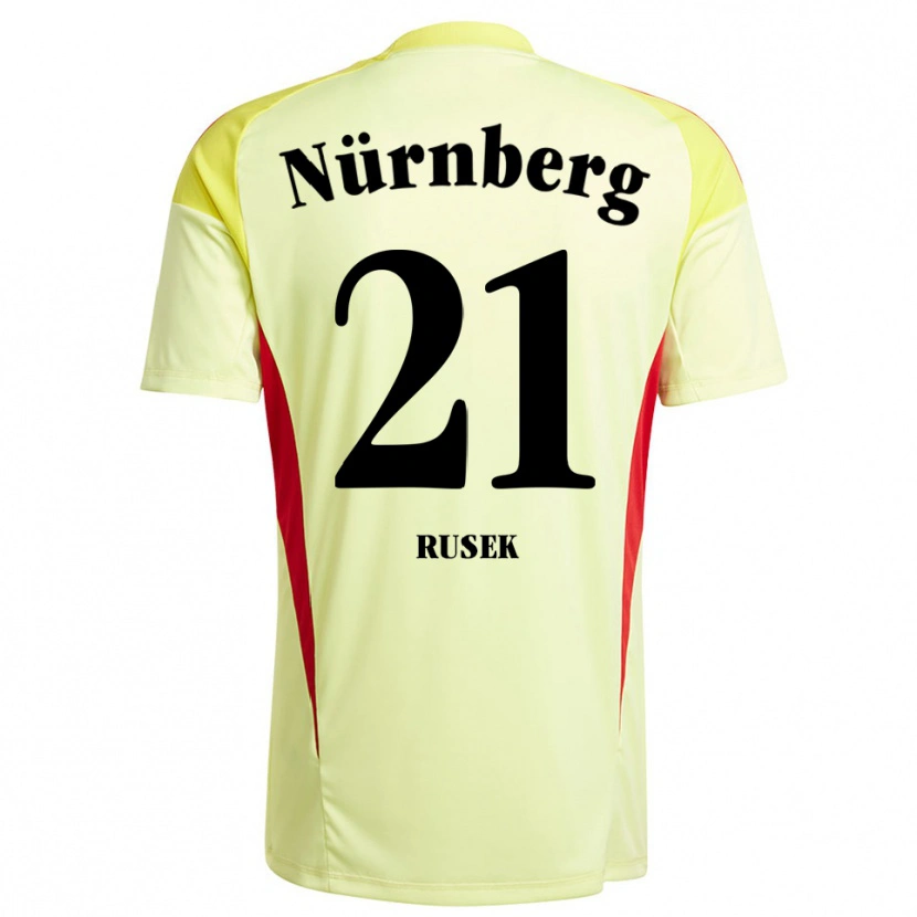 Danxen Damen Larissa Rusek #21 Trikot Gelb Schwarz Torwarttrikot 2025/26 Schweiz