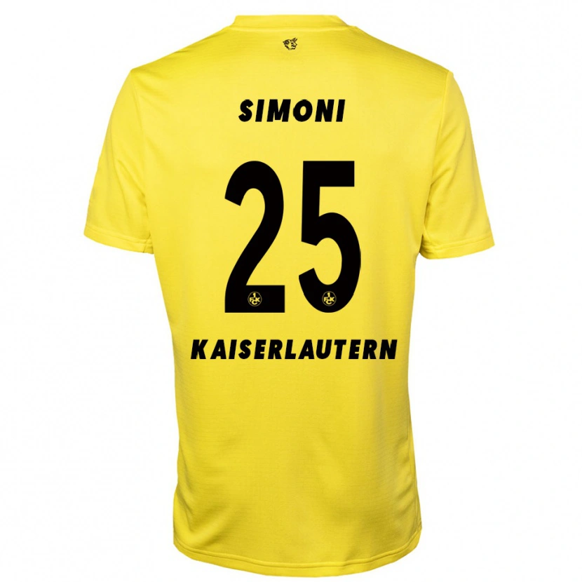 Danxen Damen Simon Simoni #25 Trikot Gelb Schwarz Torwarttrikot 2025/26 Schweiz