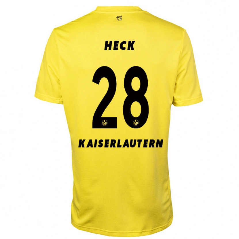 Danxen Damen Fabian Heck #28 Trikot Gelb Schwarz Torwarttrikot 2025/26 Schweiz