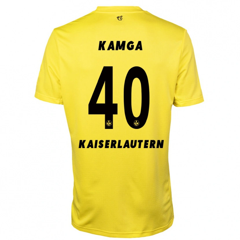 Danxen Damen Enis Kamga #40 Trikot Gelb Schwarz Torwarttrikot 2025/26 Schweiz