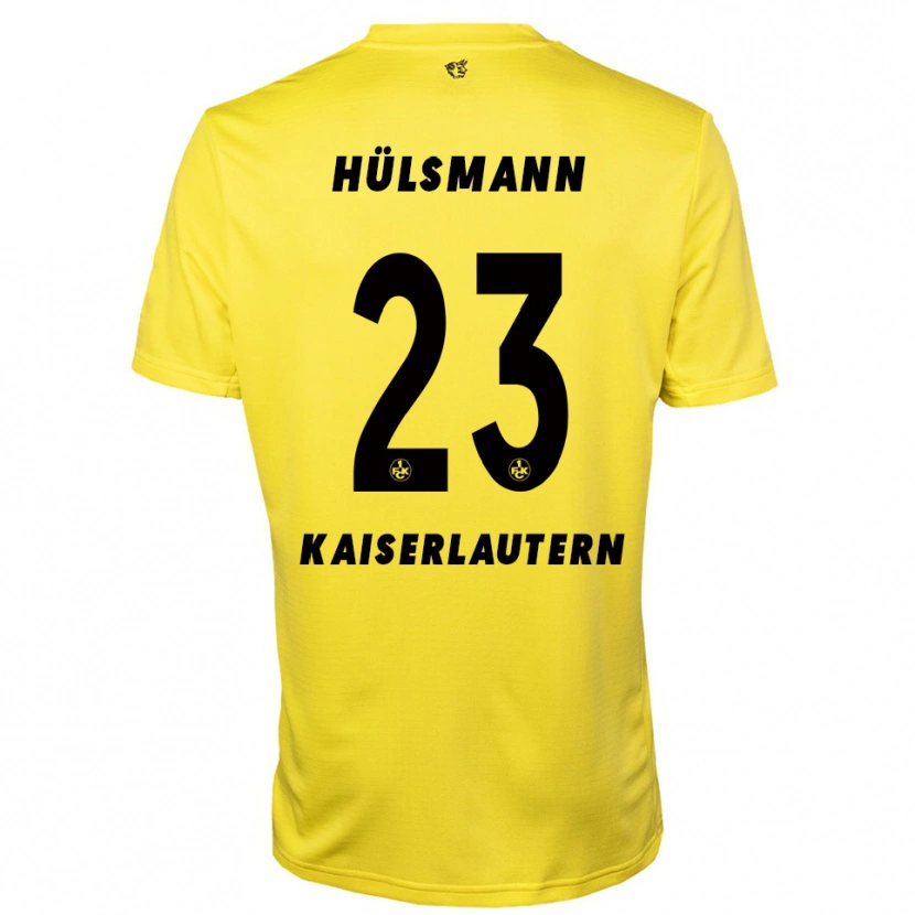 Danxen Damen Randy Hülsmann #23 Trikot Gelb Schwarz Torwarttrikot 2025/26 Schweiz