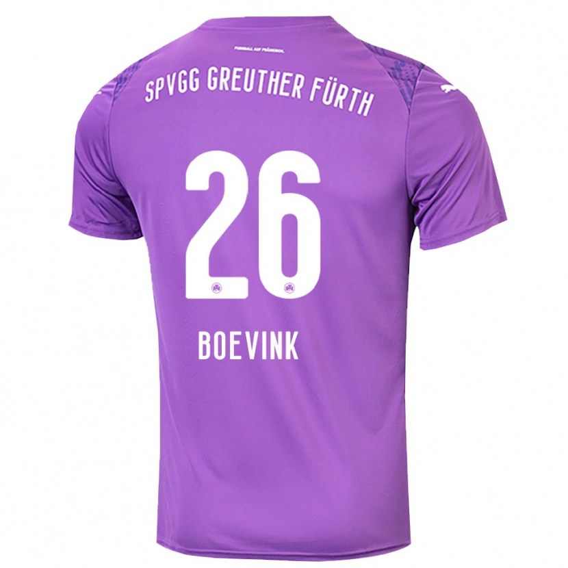 Danxen Damen Pelle Boevink #26 Trikot Lila Weiß Torwarttrikot 2025/26 Schweiz