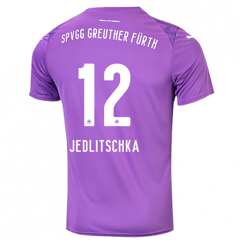 Danxen Damen Moritz Jedlitschka #12 Trikot Lila Weiß Torwarttrikot 2025/26 Schweiz