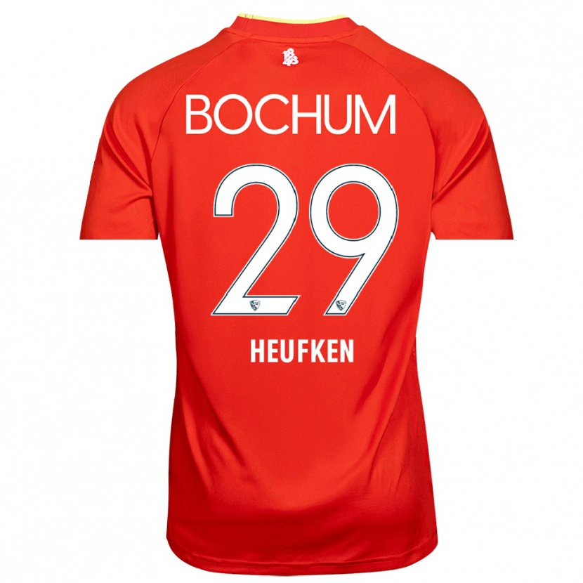 Danxen Damen Jeremias Heufken #29 Trikot Rot Weiß Torwarttrikot 2025/26 Schweiz