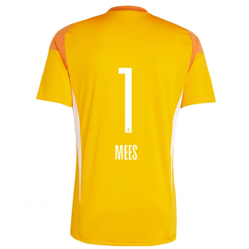 Danxen Damen Alexander Mees #1 Trikot Gelb Orange Torwarttrikot 2025/26 Schweiz