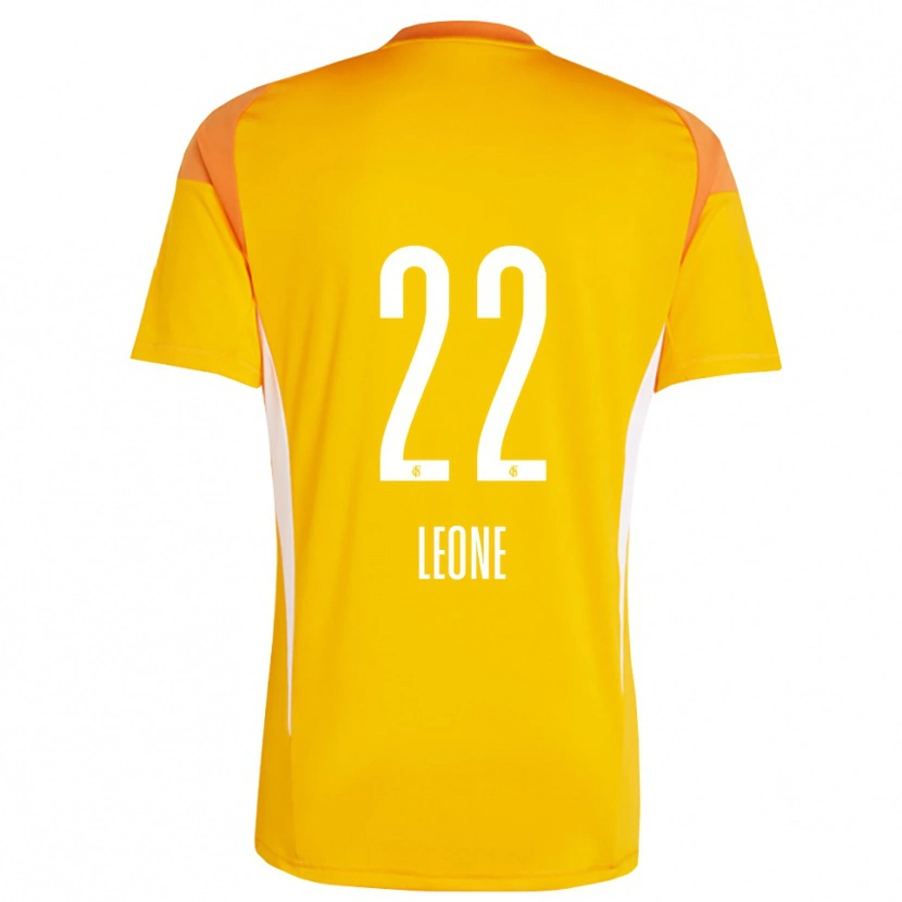 Danxen Damen Vincent Leone #22 Trikot Gelb Orange Torwarttrikot 2025/26 Schweiz