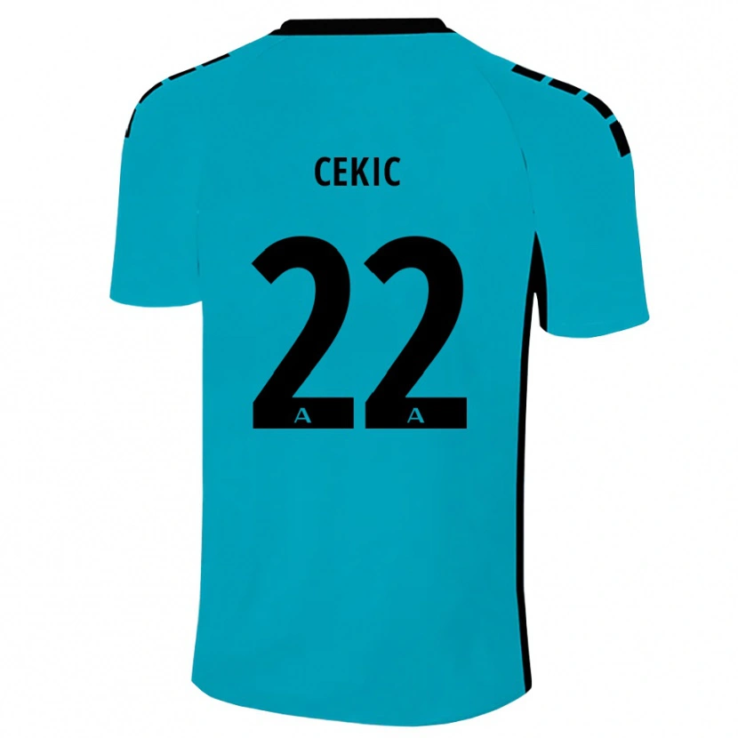 Danxen Damen Adnan Cekic #22 Trikot Cyan Torwarttrikot 2025/26 Schweiz