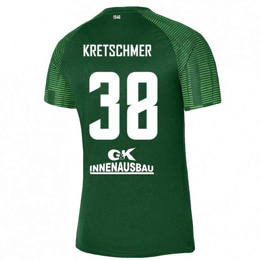 Danxen Damen Theo Kretschmer #38 Trikot Tiefgrün Schwarz Torwarttrikot 2025/26 Schweiz