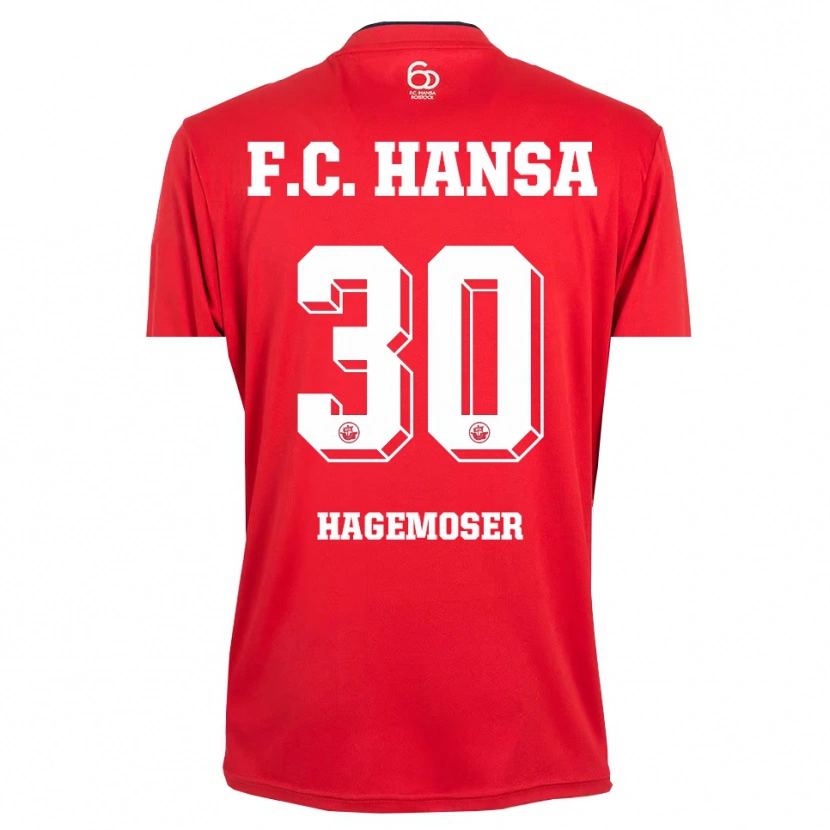 Danxen Damen Max Hagemoser #30 Trikot Rot Weiß Torwarttrikot 2025/26 Schweiz