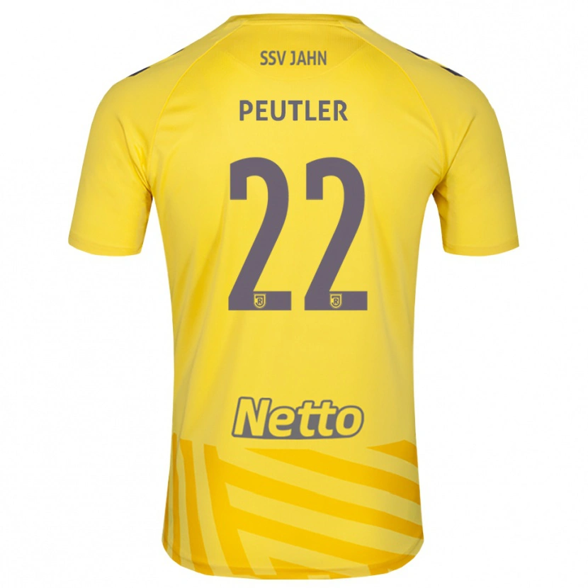 Danxen Damen Julio Peutler #22 Trikot Gelb Grau Torwarttrikot 2025/26 Schweiz