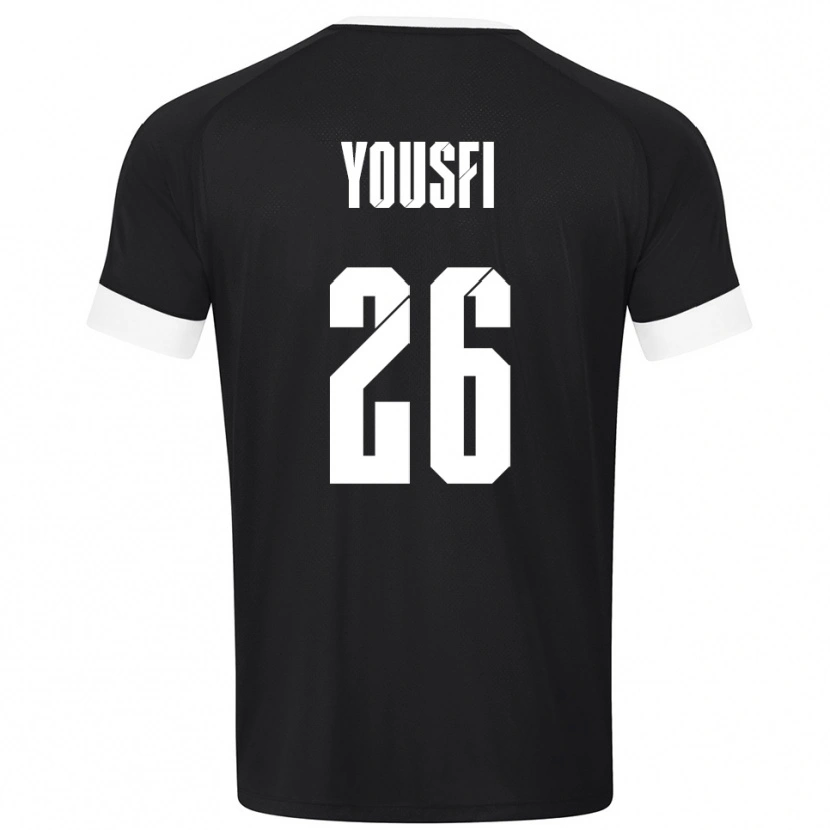 Danxen Damen Elias Yousfi #26 Trikot Schwarz Weiß Torwarttrikot 2025/26 Schweiz