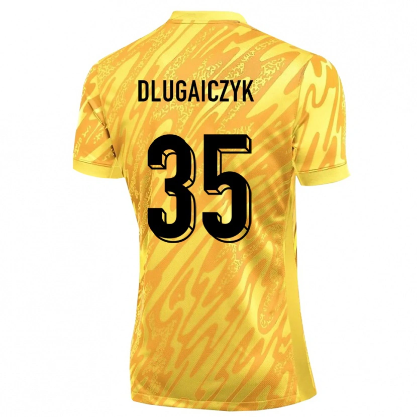Danxen Damen Alexander Dlugaiczyk #35 Trikot Gelb Orange Torwarttrikot 2025/26 Schweiz