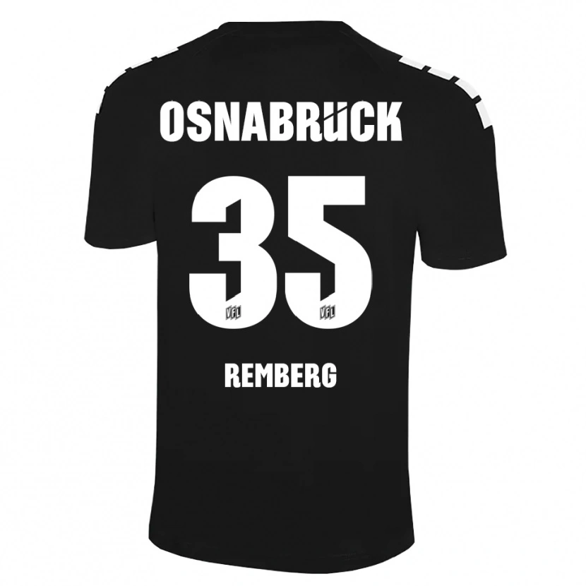 Danxen Damen Mats Remberg #35 Trikot Schwarz Weiß Torwarttrikot 2025/26 Schweiz