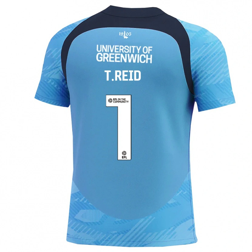 Danxen Damen Tommy Reid #1 Trikot Blau Weiß Torwarttrikot 2025/26 Schweiz