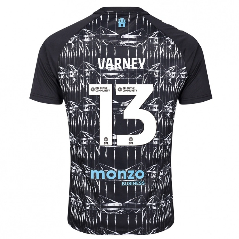 Danxen Damen Oscar Varney #13 Trikot Schwarz Blau Torwarttrikot 2025/26 Schweiz