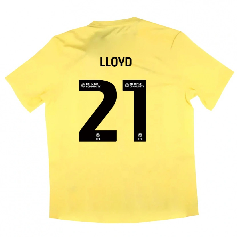 Danxen Damen Oliver Lloyd #21 Trikot Gelb Schwarz Torwarttrikot 2025/26 Schweiz