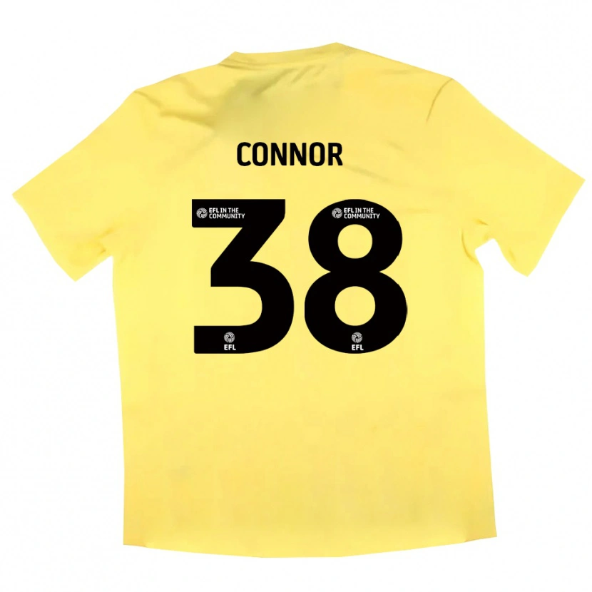Danxen Damen Shea Connor #38 Trikot Gelb Schwarz Torwarttrikot 2025/26 Schweiz