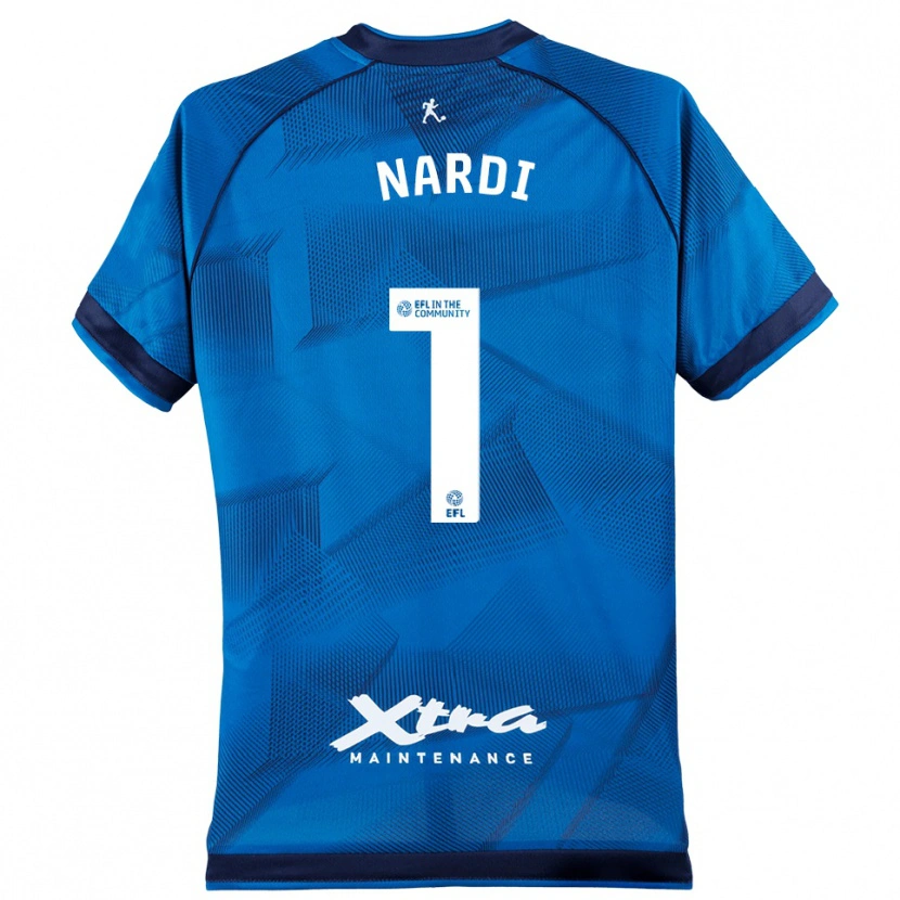 Danxen Damen Paul Nardi #1 Trikot Blau Weiß Torwarttrikot 2025/26 Schweiz