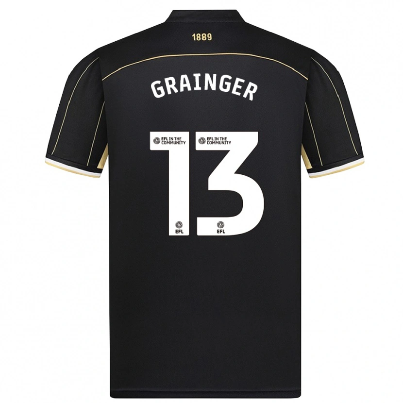 Danxen Damen Benjamin Grainger #13 Trikot Schwarz Braun Torwarttrikot 2025/26 Schweiz