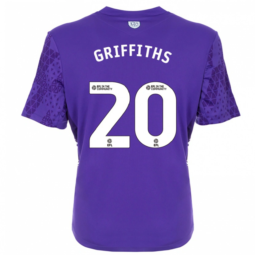 Danxen Damen Josh Griffiths #20 Trikot Violett Weiß Torwarttrikot 2025/26 Schweiz