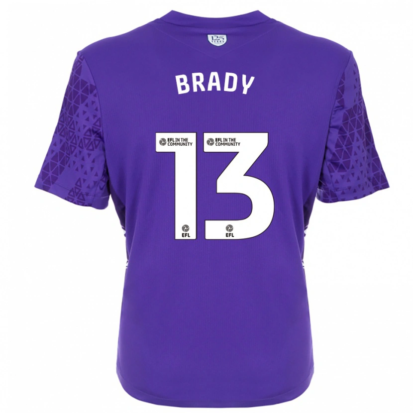 Danxen Damen Louis Brady #13 Trikot Violett Weiß Torwarttrikot 2025/26 Schweiz
