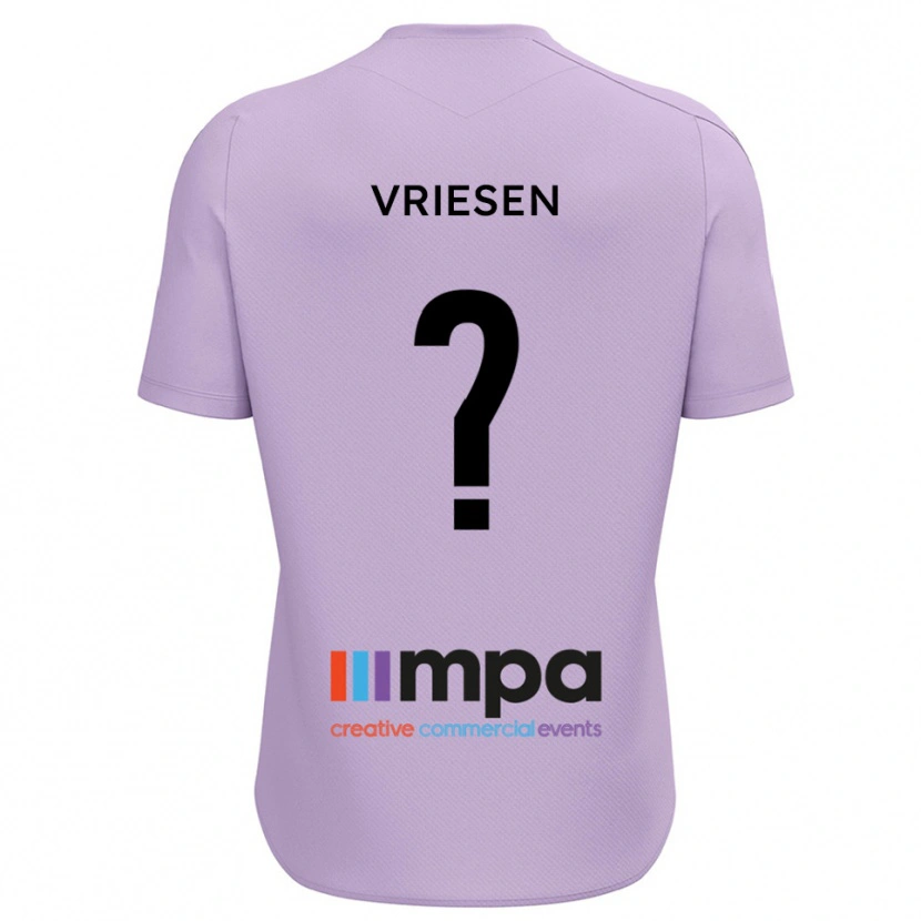Danxen Damen Fabian Vriesen #0 Trikot Violett Schwarz Torwarttrikot 2025/26 Schweiz
