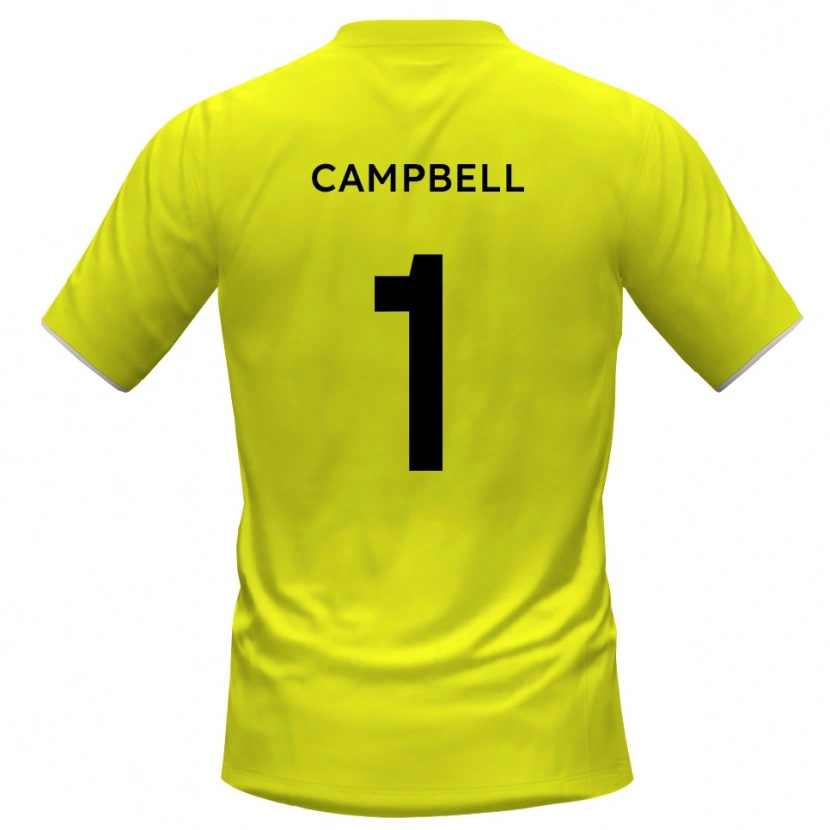 Danxen Damen Maison Campbell #1 Trikot Gelb Schwarz Torwarttrikot 2025/26 Schweiz