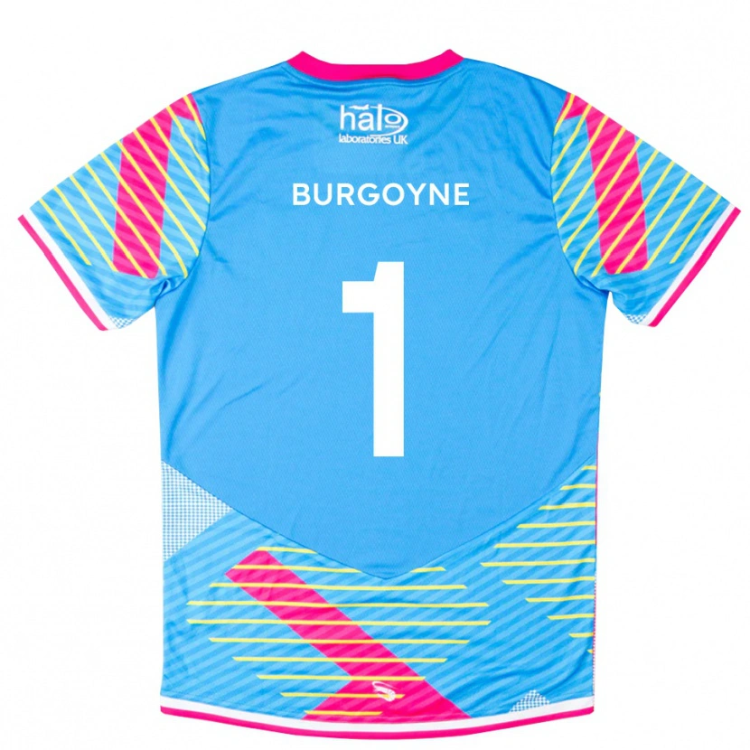 Danxen Damen Harry Burgoyne #1 Trikot Himmelblau Pink Torwarttrikot 2025/26 Schweiz