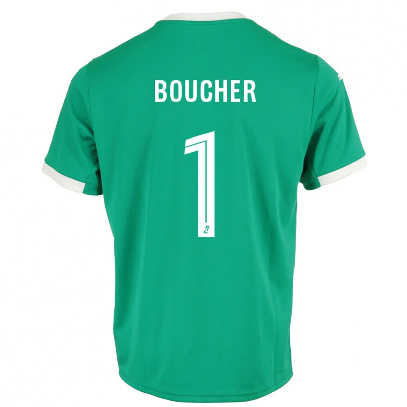 Danxen Damen Zacharie Boucher #1 Trikot Grün Weiß Torwarttrikot 2025/26 Schweiz
