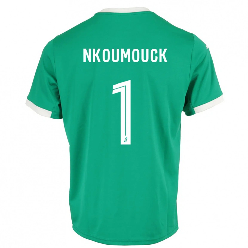 Danxen Damen Marc-Anthony Nkoumouck #1 Trikot Grün Weiß Torwarttrikot 2025/26 Schweiz