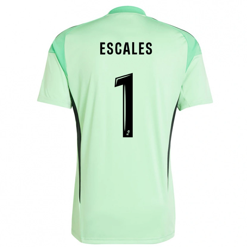 Danxen Damen Florian Escales #1 Trikot Hellgrün Schwarz Torwarttrikot 2025/26 Schweiz