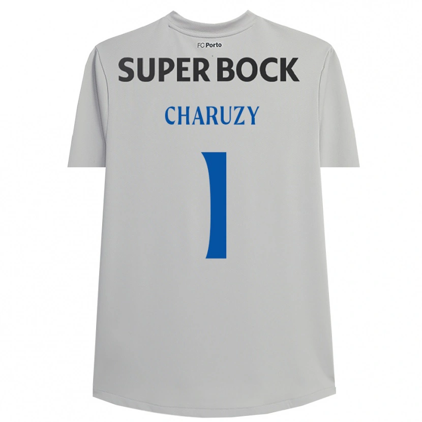 Danxen Damen Hubert Charuzy #1 Trikot Hellgrau Schwarz Torwarttrikot 2025/26 Schweiz