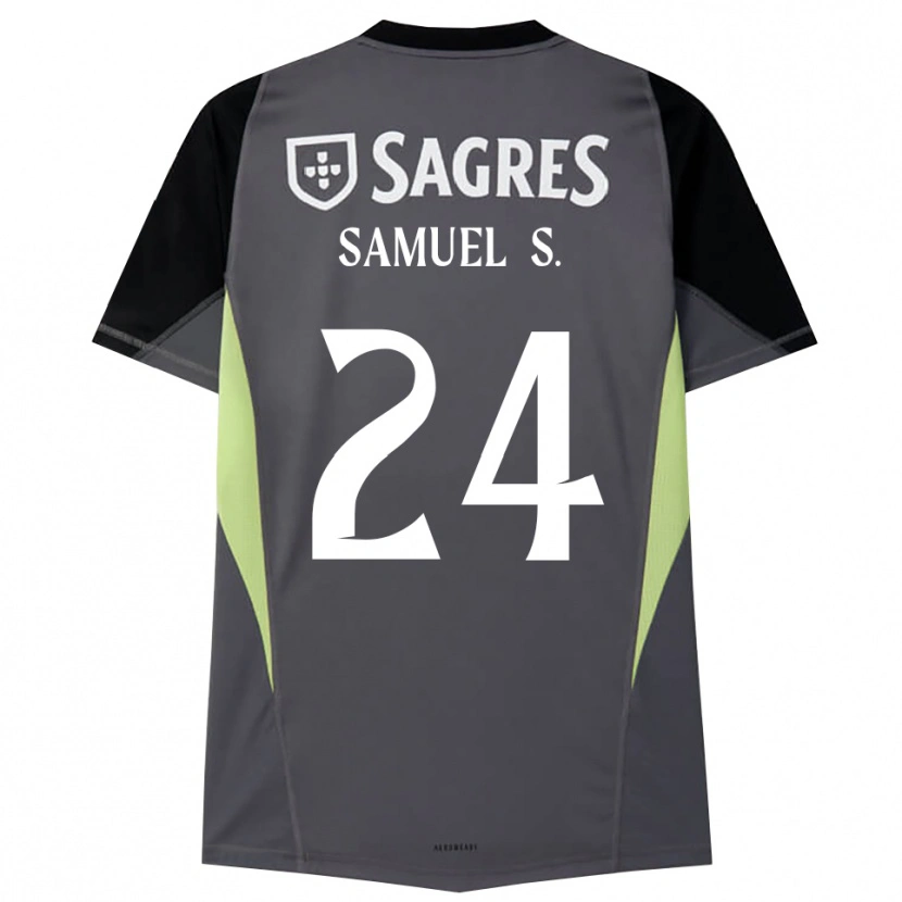 Danxen Damen Samuel Soares #24 Trikot Dunkelgrau Schwarz Torwarttrikot 2025/26 Schweiz