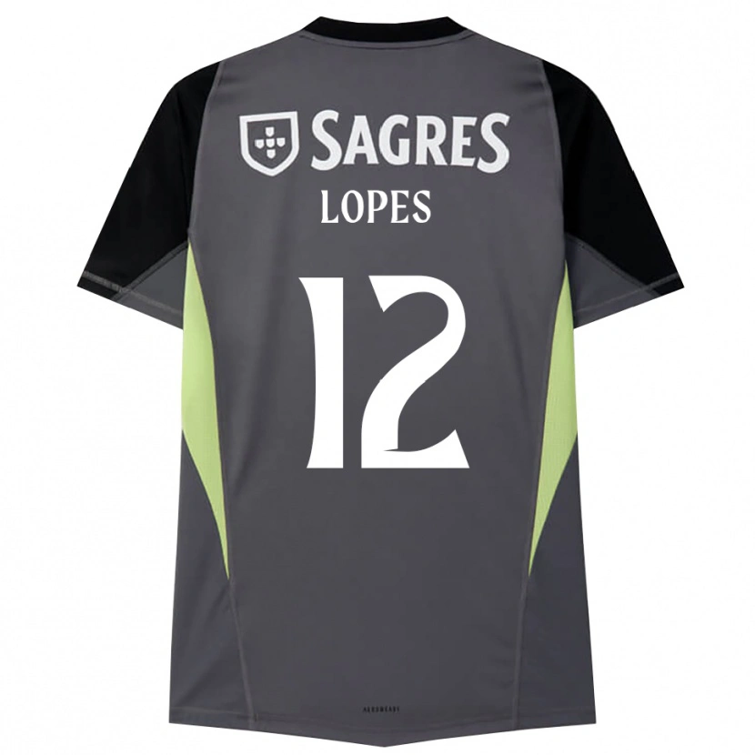 Danxen Damen Leonardo Lopes #12 Trikot Dunkelgrau Schwarz Torwarttrikot 2025/26 Schweiz
