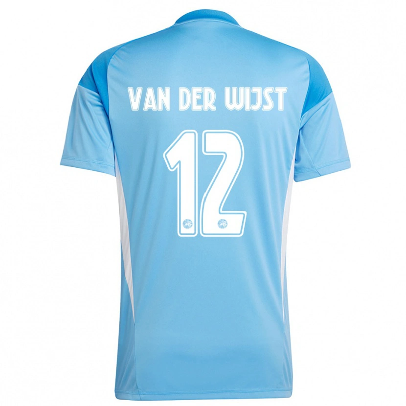 Danxen Damen Giovanni van der Wijst #12 Trikot Hellblau Weiß Torwarttrikot 2025/26 Schweiz