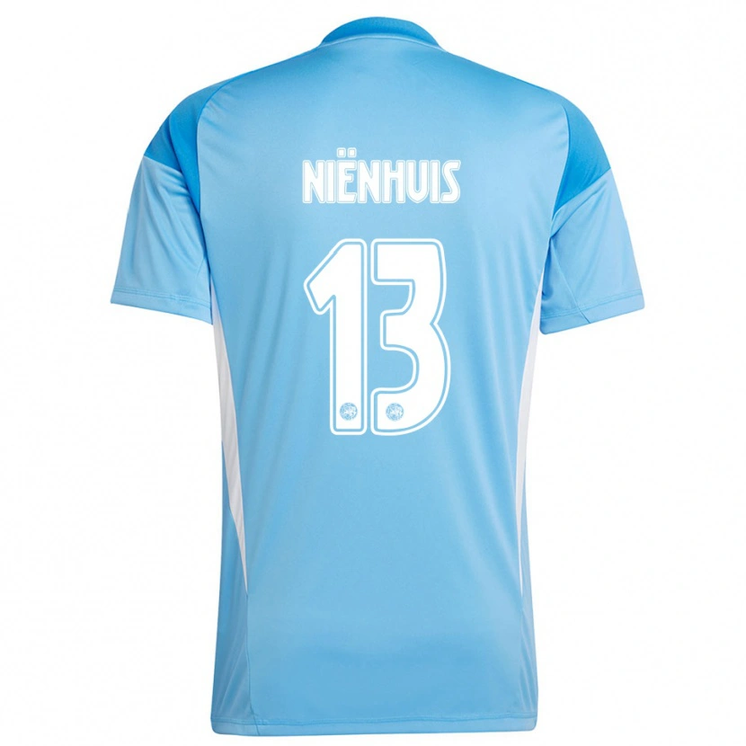 Danxen Damen Lois Niënhuis #13 Trikot Hellblau Weiß Torwarttrikot 2025/26 Schweiz
