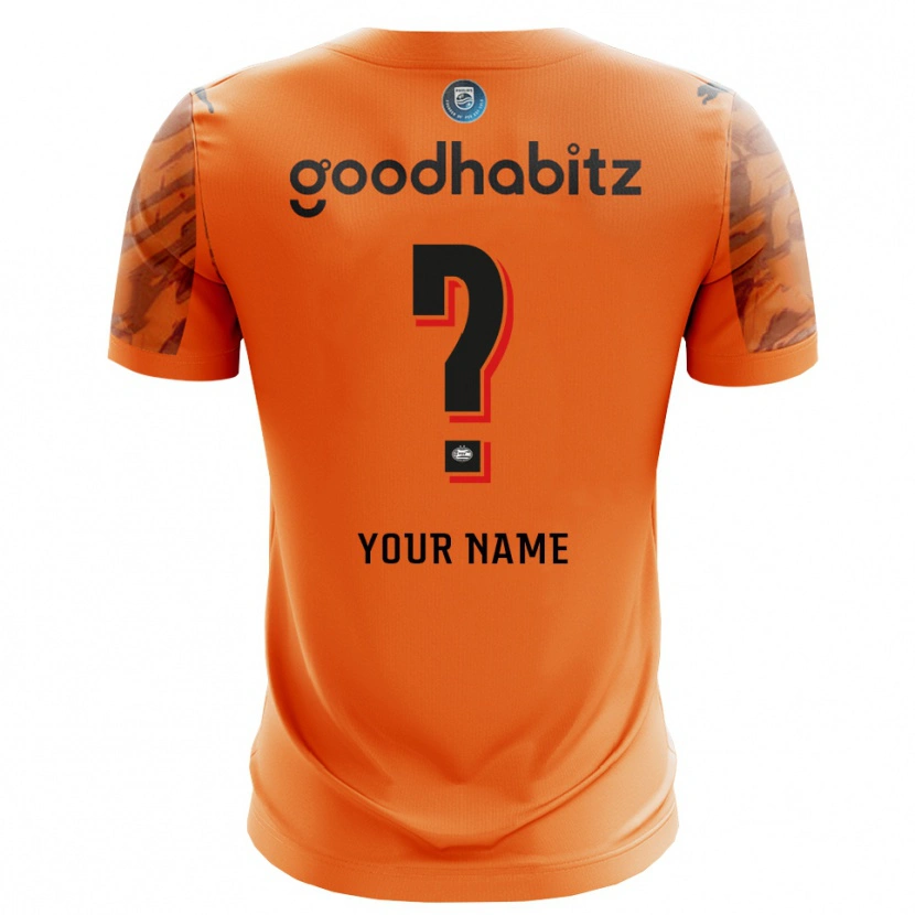 Danxen Damen PSV Eindhoven Trikot Orange Schwarz Torwarttrikot 2025/26 Schweiz