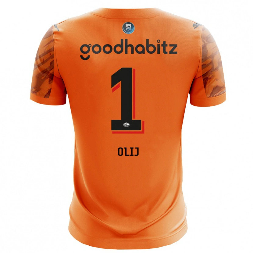 Danxen Damen Nick Olij #1 Trikot Orange Schwarz Torwarttrikot 2025/26 Schweiz