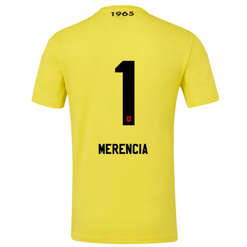Danxen Damen Leandro Merencia #1 Trikot Gelb Schwarz Torwarttrikot 2025/26 Schweiz