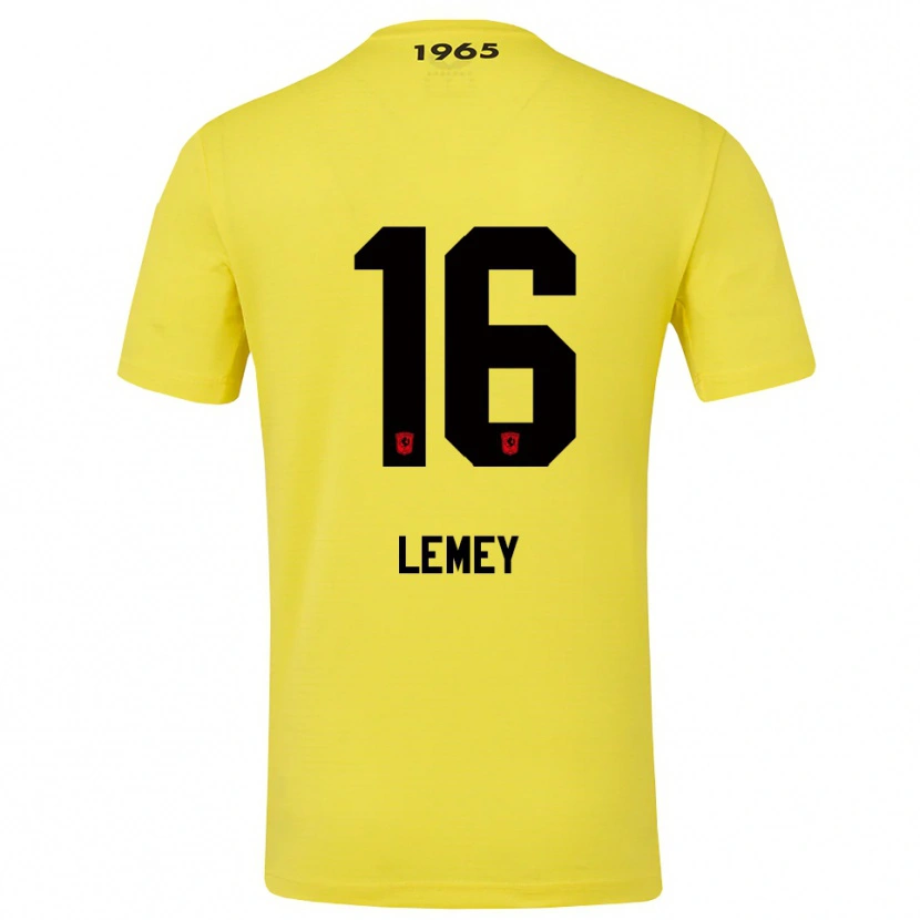 Danxen Damen Diede Lemey #16 Trikot Gelb Schwarz Torwarttrikot 2025/26 Schweiz