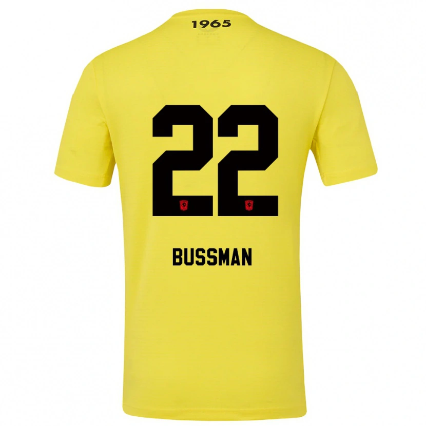 Danxen Damen Fiene Bussman #22 Trikot Gelb Schwarz Torwarttrikot 2025/26 Schweiz