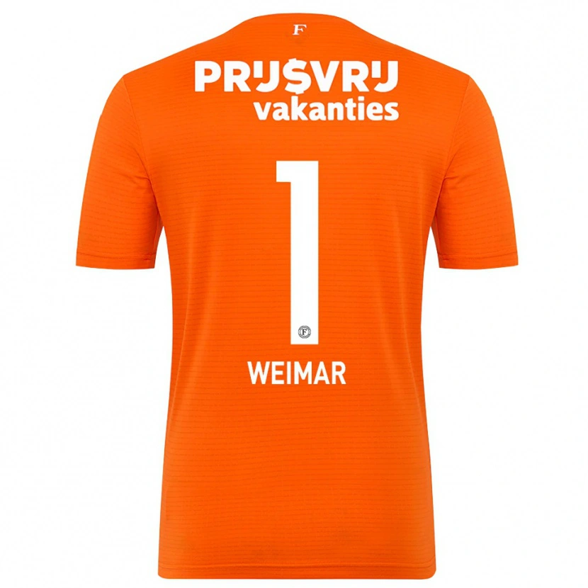 Danxen Damen Jacintha Weimar #1 Trikot Orange Schwarz Torwarttrikot 2025/26 Schweiz