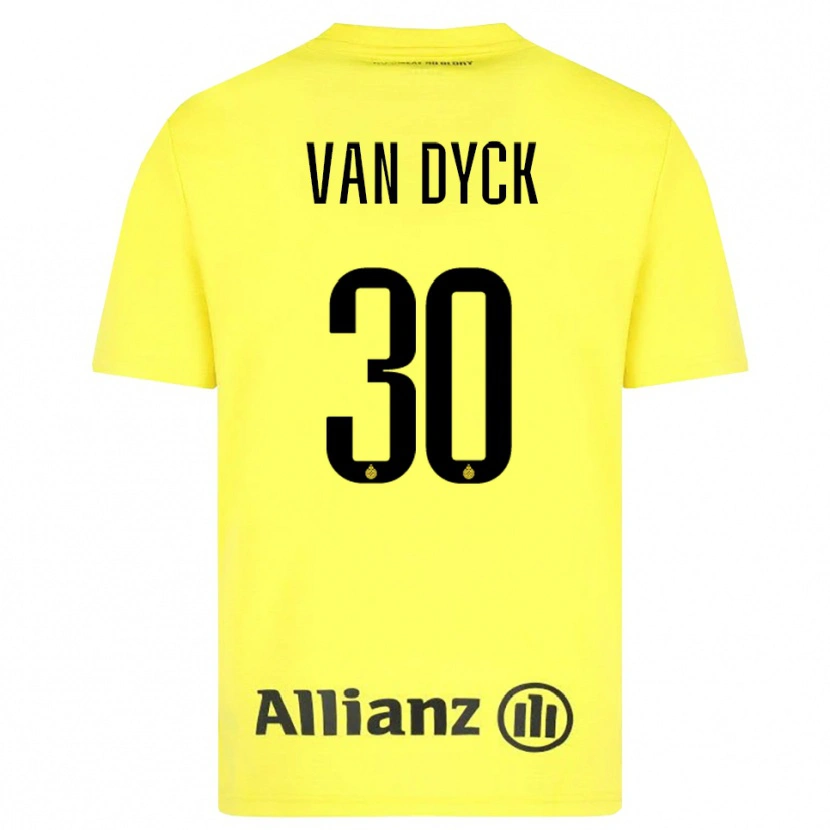 Danxen Damen Nell Van Dyck #30 Trikot Gelb Schwarz Torwarttrikot 2025/26 Schweiz