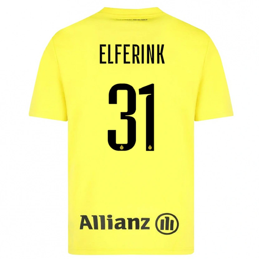 Danxen Damen Marie Elferink #31 Trikot Gelb Schwarz Torwarttrikot 2025/26 Schweiz