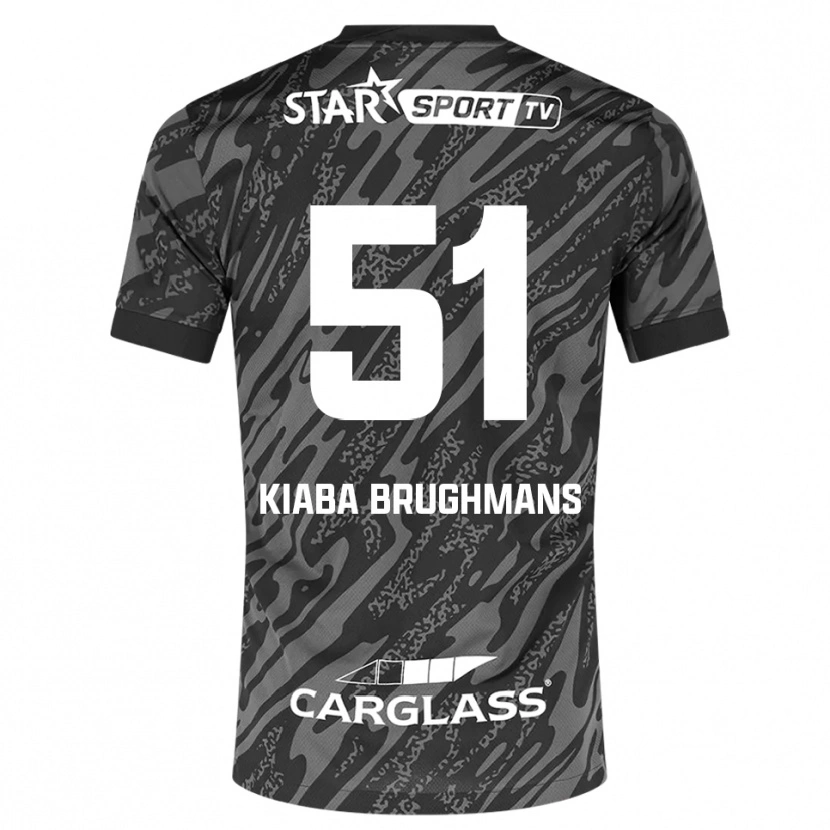 Danxen Damen Lucca Brughmans #51 Trikot Dunkelgrau Schwarz Torwarttrikot 2025/26 Schweiz