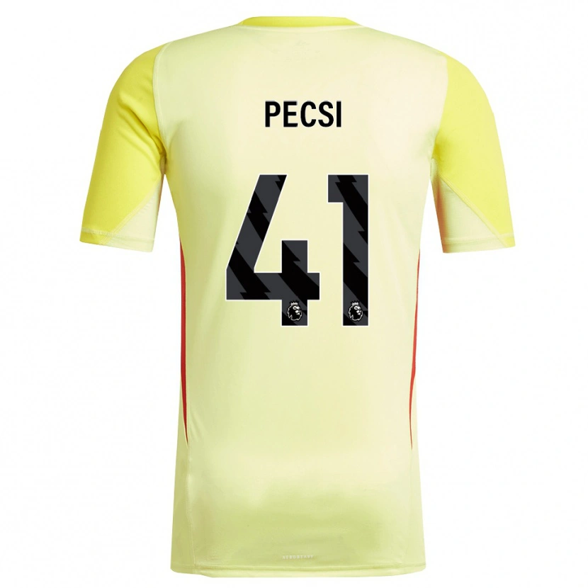 Danxen Damen Ármin Pécsi #41 Trikot Gelb Rot Torwarttrikot 2025/26 Schweiz