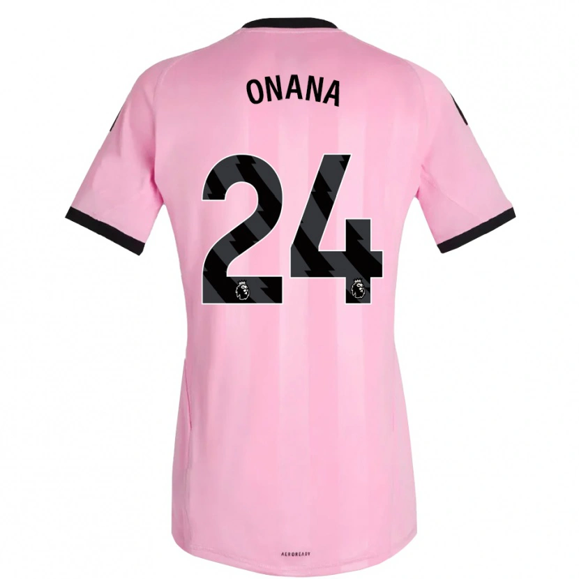 Danxen Damen André Onana #24 Trikot Rosa Schwarz Torwarttrikot 2025/26 Schweiz