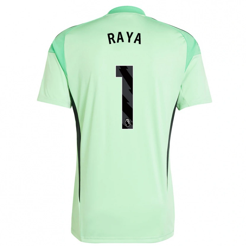 Danxen Damen David Raya #1 Trikot Hellgrün Schwarz Torwarttrikot 2025/26 Schweiz